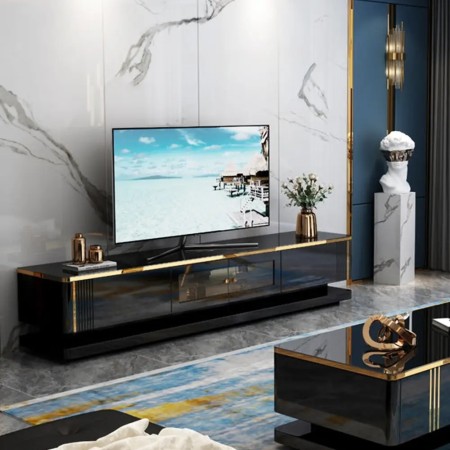 خرید میز تلویزیون مدل هرمس | میز تلویزیون مدرن لوکس | دکومیز