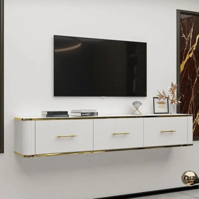 خرید میز تلویزیون MDF سه کشو | میز TV مدرن | دکومیز 2