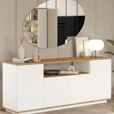 خرید کنسول چوبی مدل دنیز با روکش ضد خش و پایه چوبی