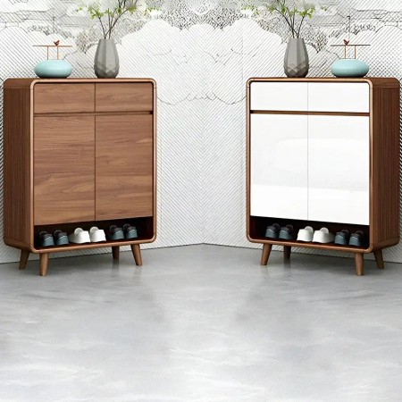 جاکفشی مینیمال کد G10 | ام‌دی‌اف روکش بلوط با پایه راش| دکومیز