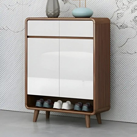 جاکفشی مینیمال کد G10 | ام‌دی‌اف روکش بلوط با پایه راش| دکومیز