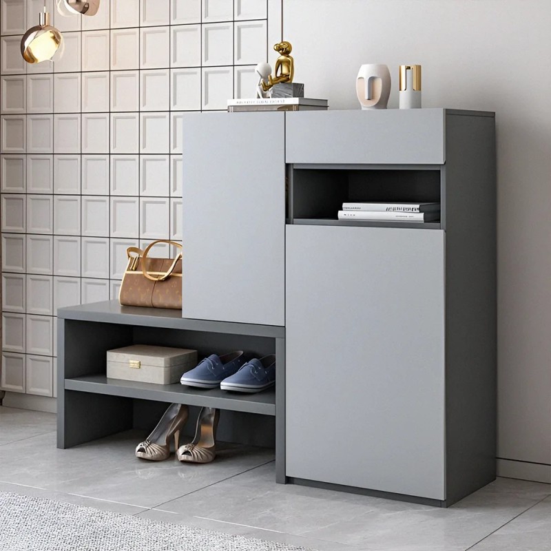 خرید جاکفشی مینیمال | جاکفشی MDF روکش ملامینه ضد خش | دکومیز