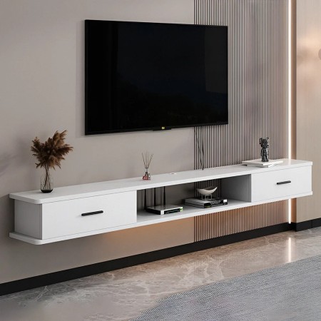 خرید میز تلویزیون دیواری مدل دکووال 220 | میز TV مدرن MDF | دکومیز